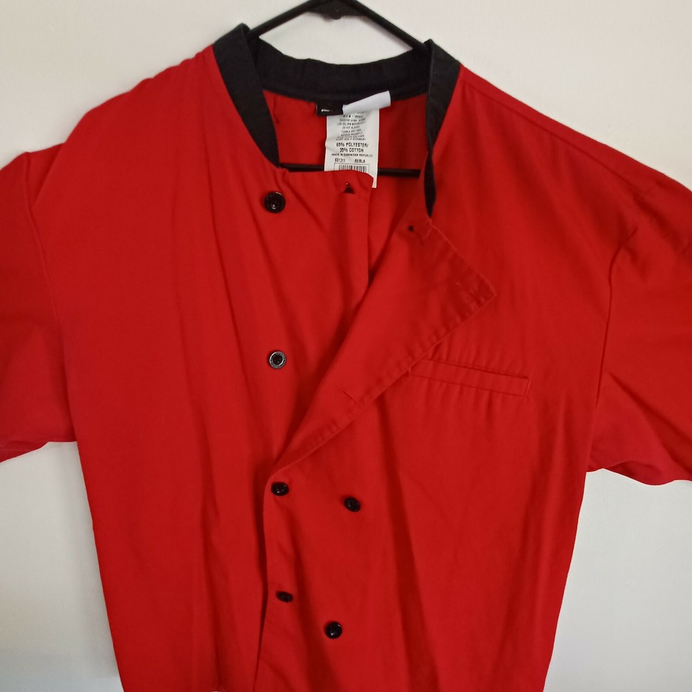 Chef Uniforns Red Tops XL, fresh material,