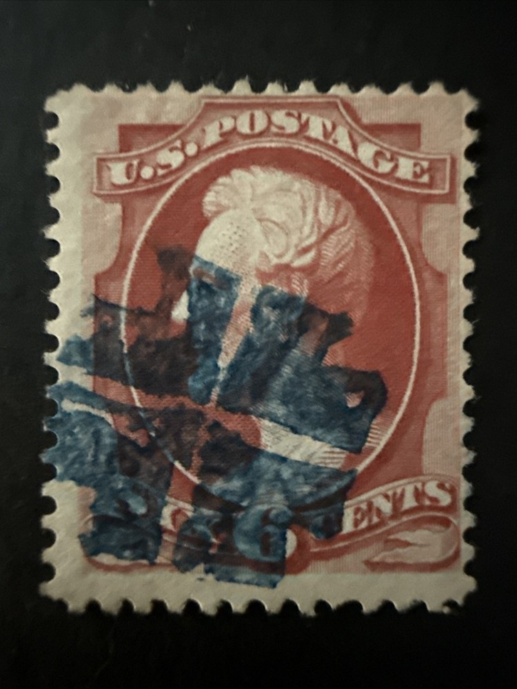 US Scott #148 With Nice Blue Crossroads Cancel. VF