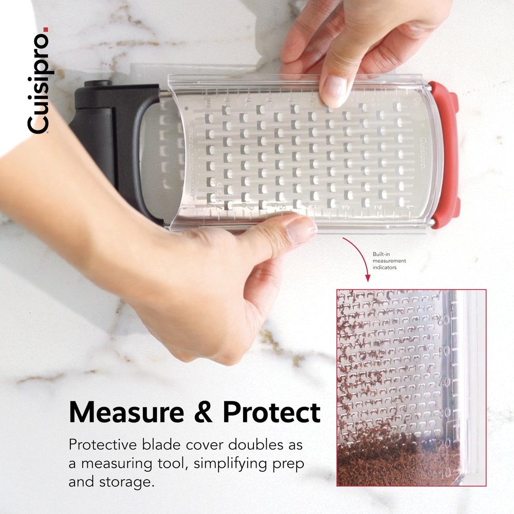 Surface Glide Technology Stainless Steel Folding Handle Grater Coarse