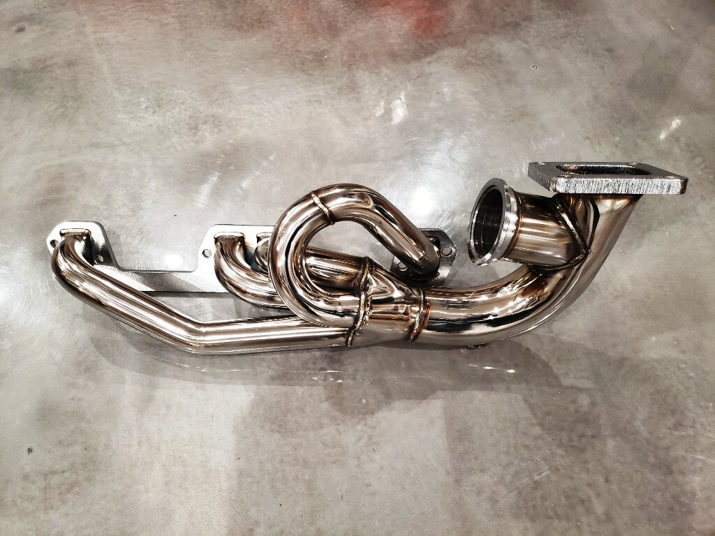 Single Turbo Manifold Header T4 V8 318 340 360 LA 5.2L 5.9L MAGNUM FOR DODGE