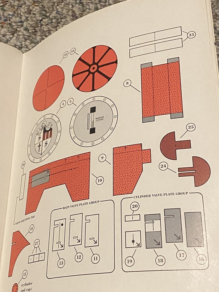 Make Your Own Working Paper Steam Engine Cut & Assemble Book Kyle Wickware