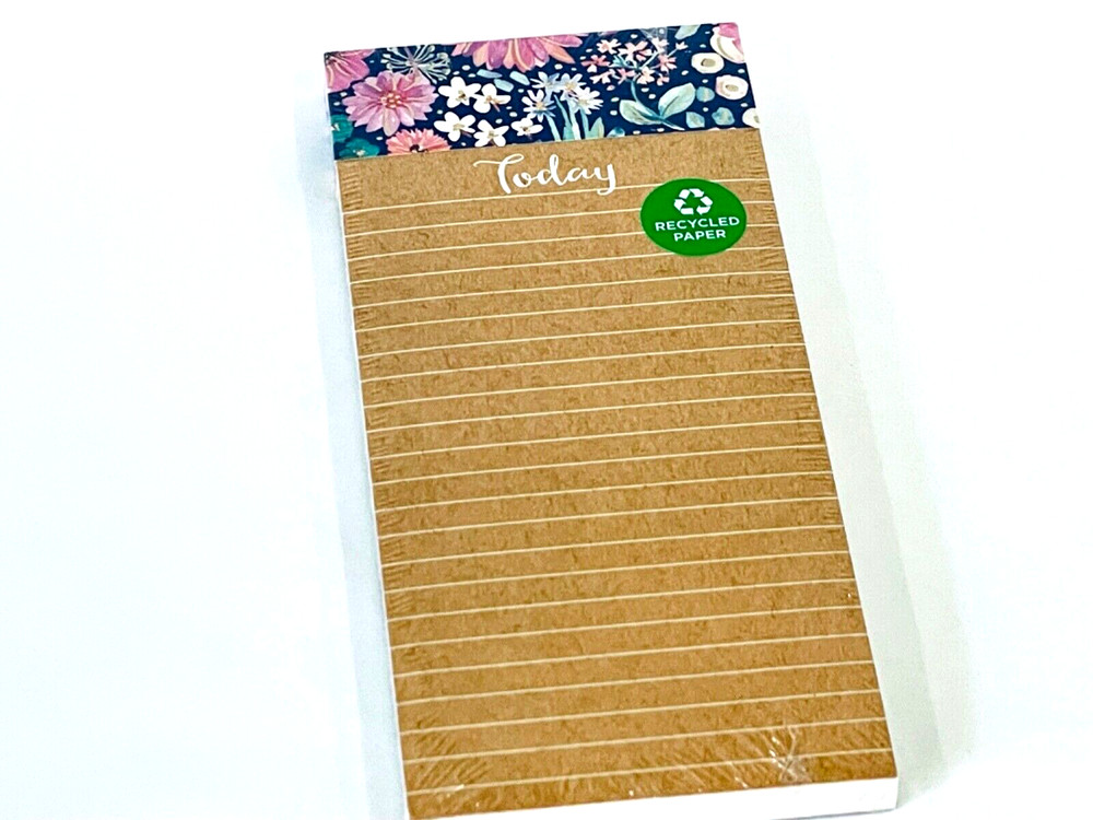 CLEMENTINE PAPER INC. LARGE MAGNETIC LINED NOTEPAD TODAY