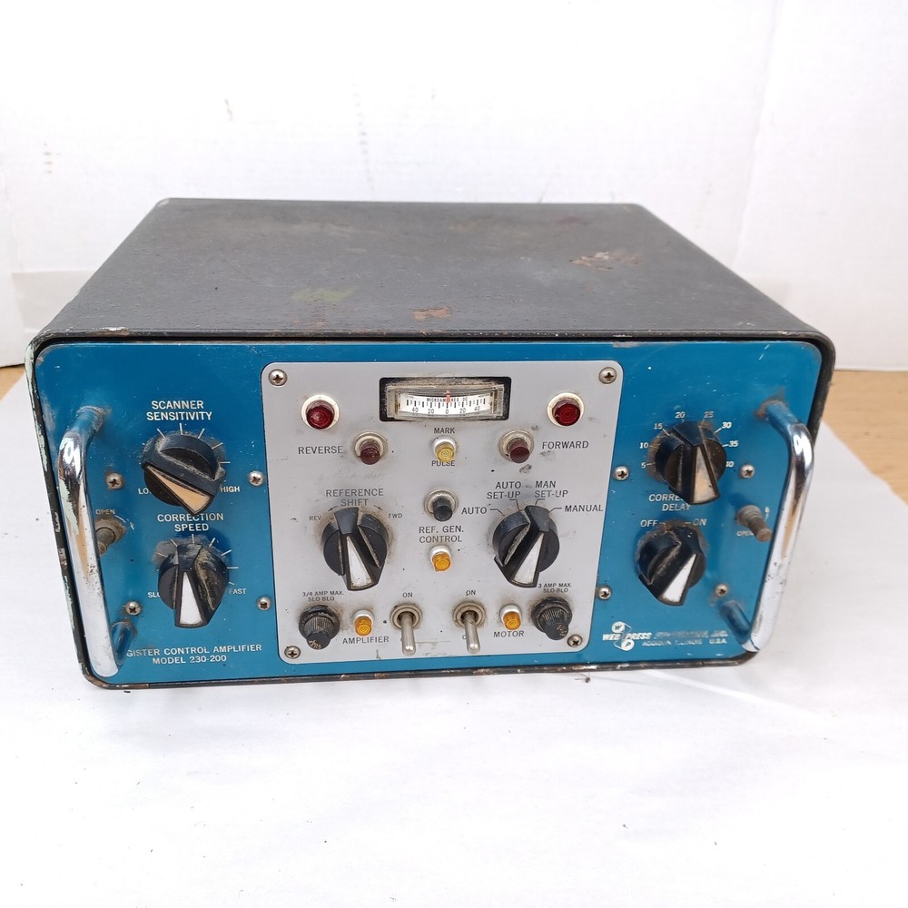 Vintage Register Control Amplifier 230-200 Web Press Engineering Amp