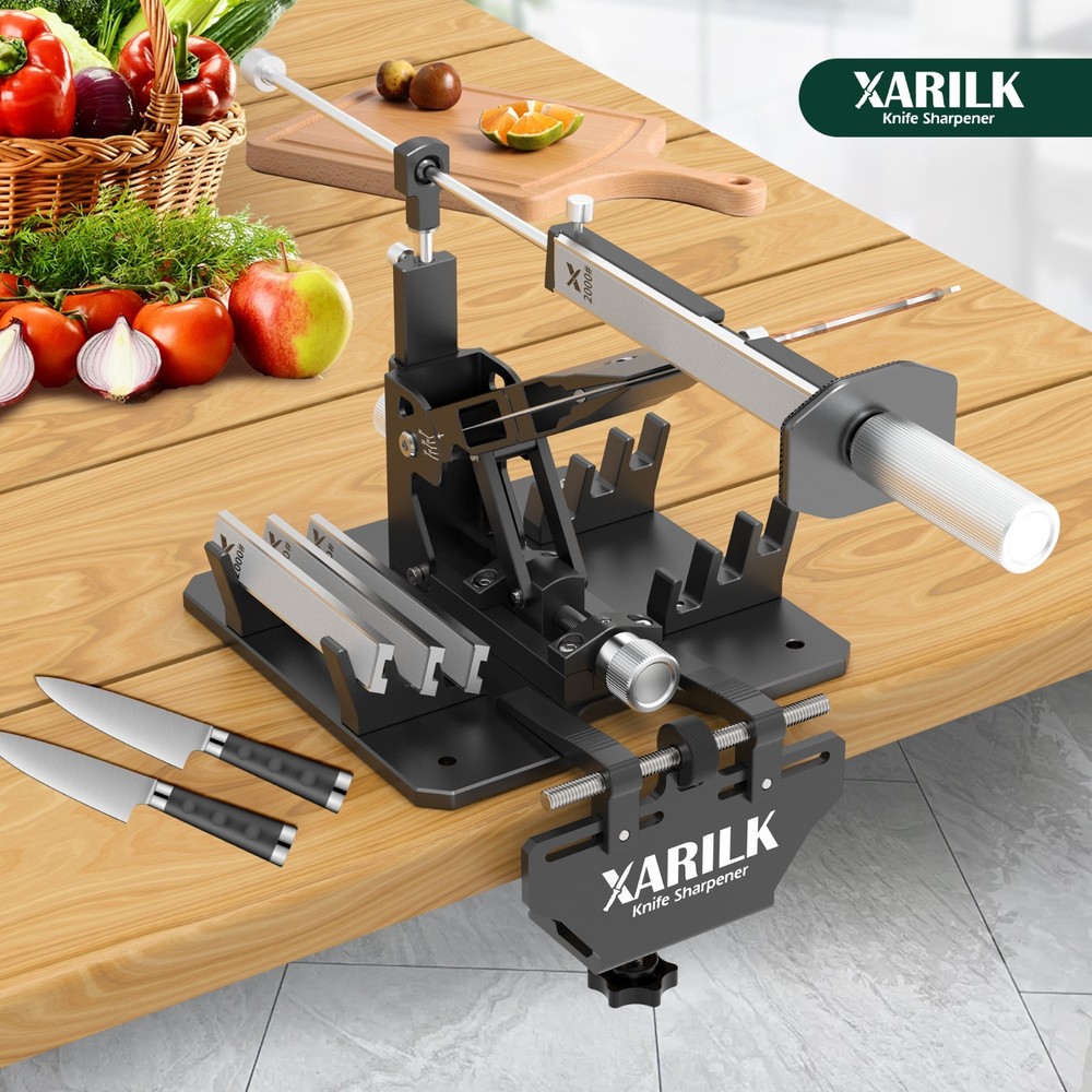 Aluminum Knife Sharpener Securing Clip, Adjustable Width 1.8-4.5",GEN2/GEN3