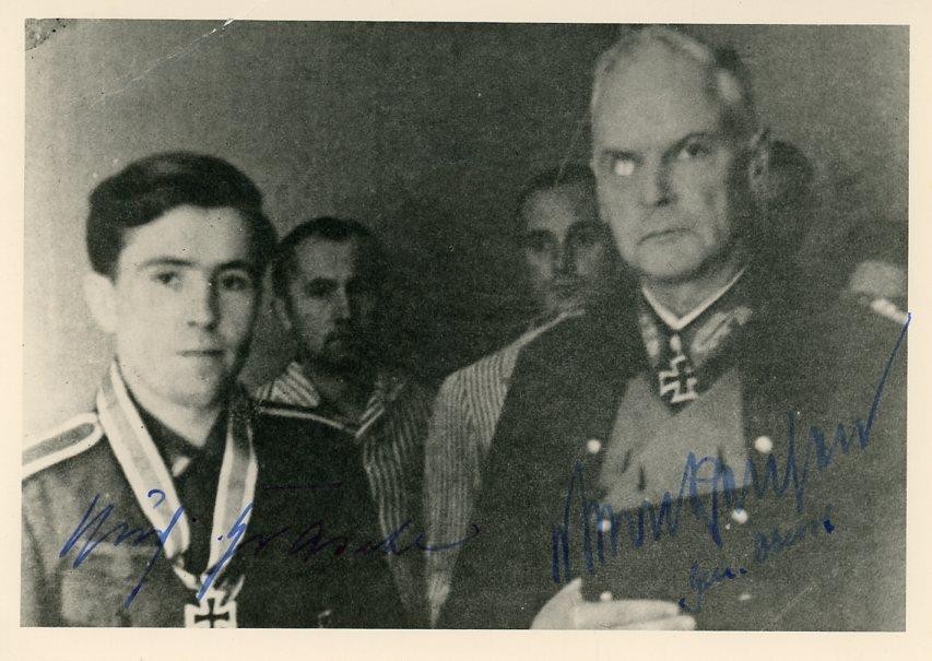 Friedrich von Mackensen & Rudi Brasche-Vintage Signed Postcard