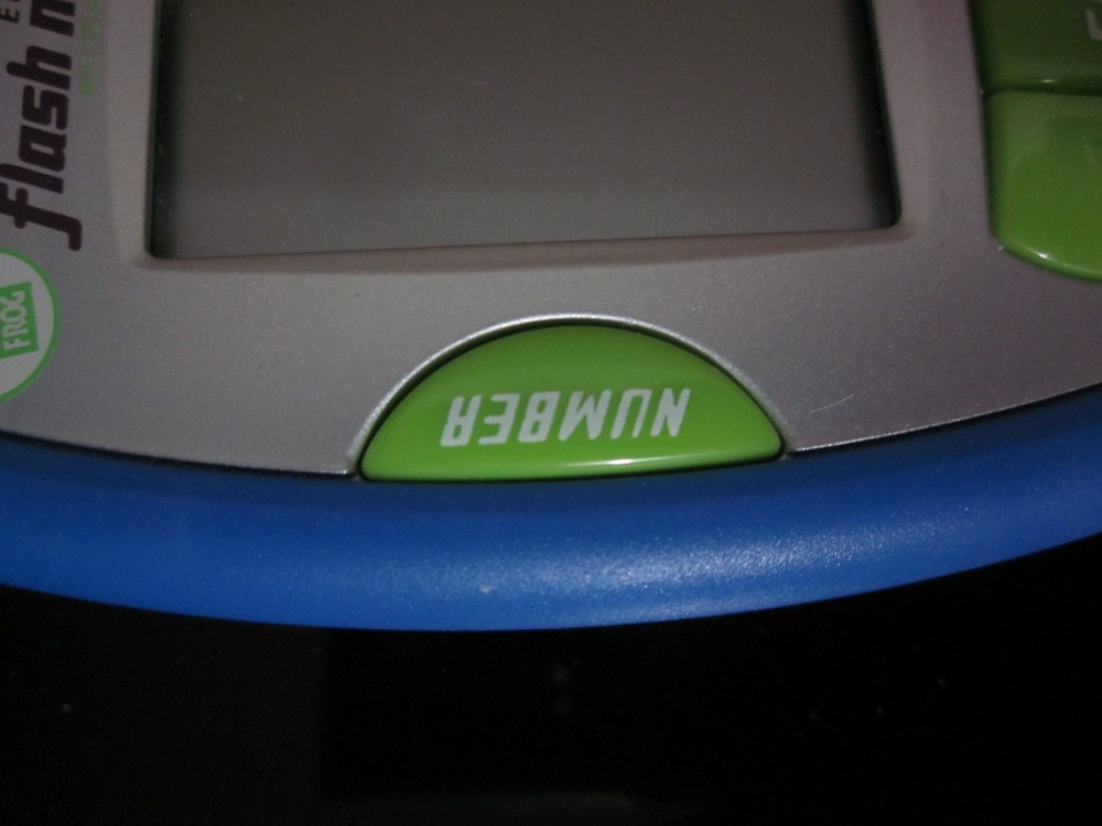 Handheld Leap Frog Electronic Flash Magic Working 2002 Blue Green