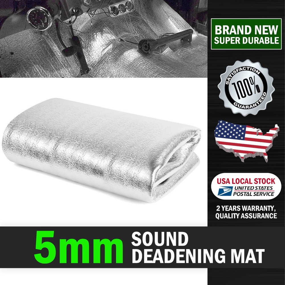 16/22Sqft Single Side Foam Core Radiant Barrier Reflective Insulation Shield 5mm