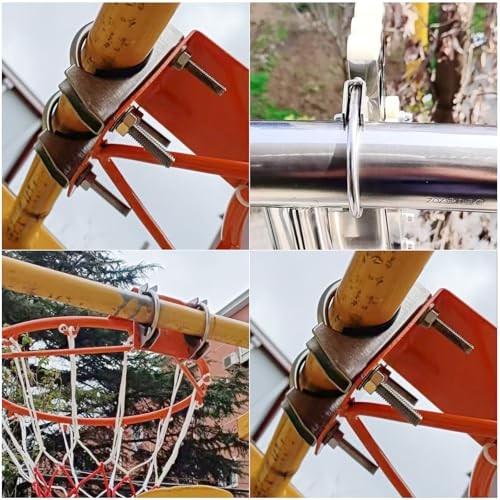 2" U Heavy Duty U-Bolt Clamp, 2 Inch Stainless Steel Muffler Clamps 2Inch