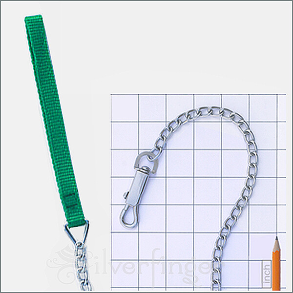 DOG LEASH Metal Chain Pet Leash Animal Puppy Walking Lead Nylon Strap Handle 48”