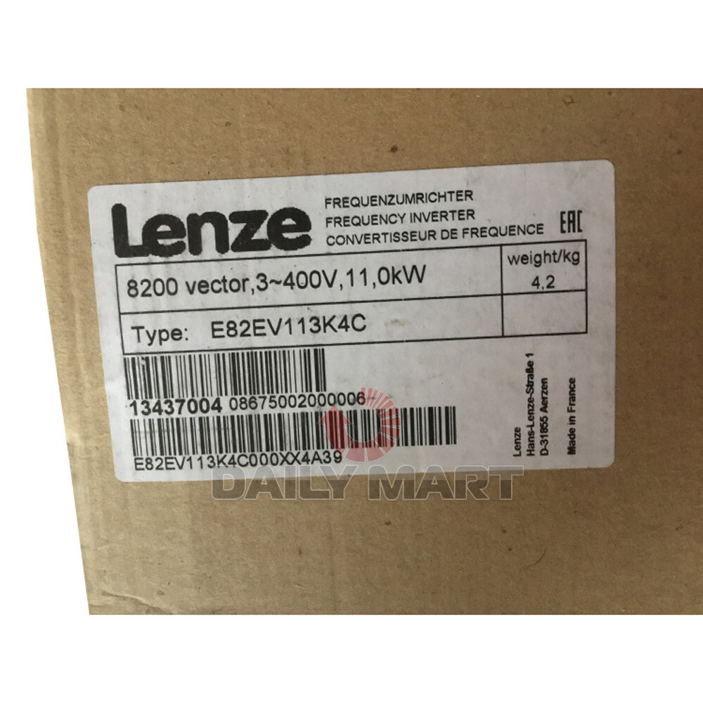 New In Box Lenze E82EV113K4C Inverter