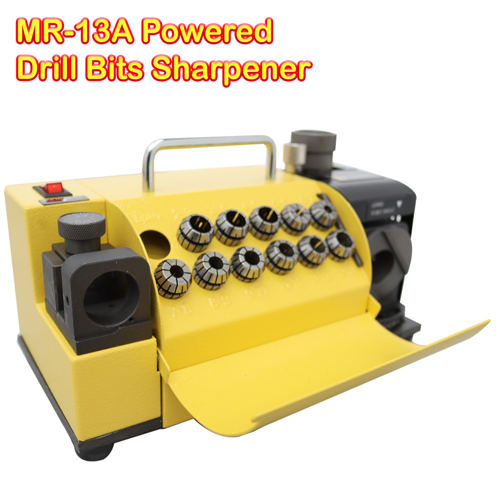 MR-13A Powered Drill Bits Sharpener ф2mm-ф13mm Portable Bit Grinder 110V