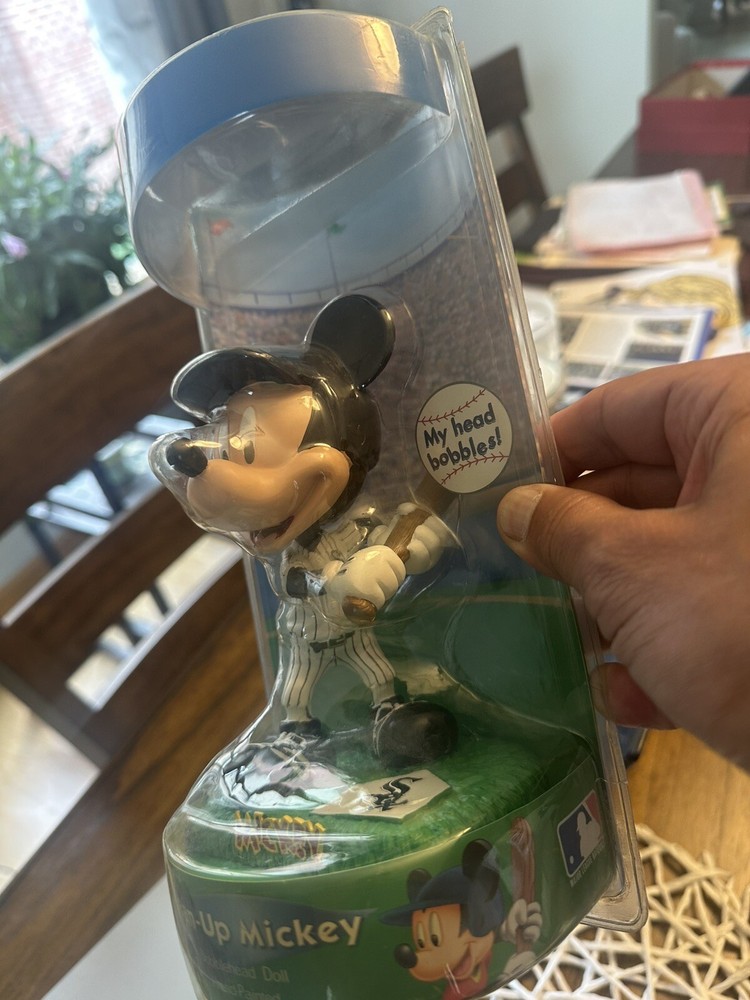 Mickey Mouse White Sox Bobblehead Rare