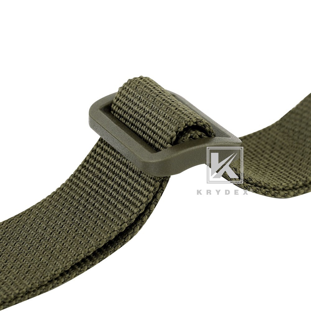KRYDEX Tactical Sling Strap Modular Slingster Single Point Quick Adjust Green