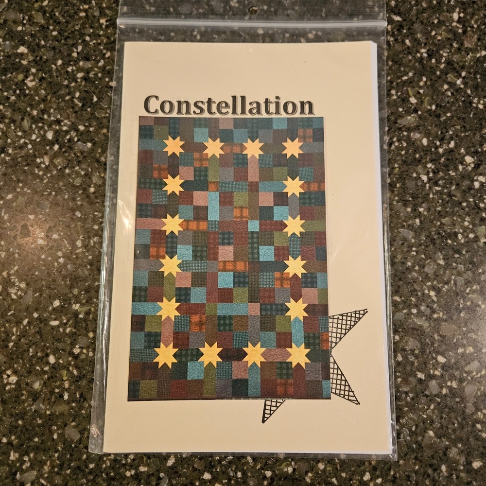 Constellation Quilt Pattern 52" x 80" Terri Linder