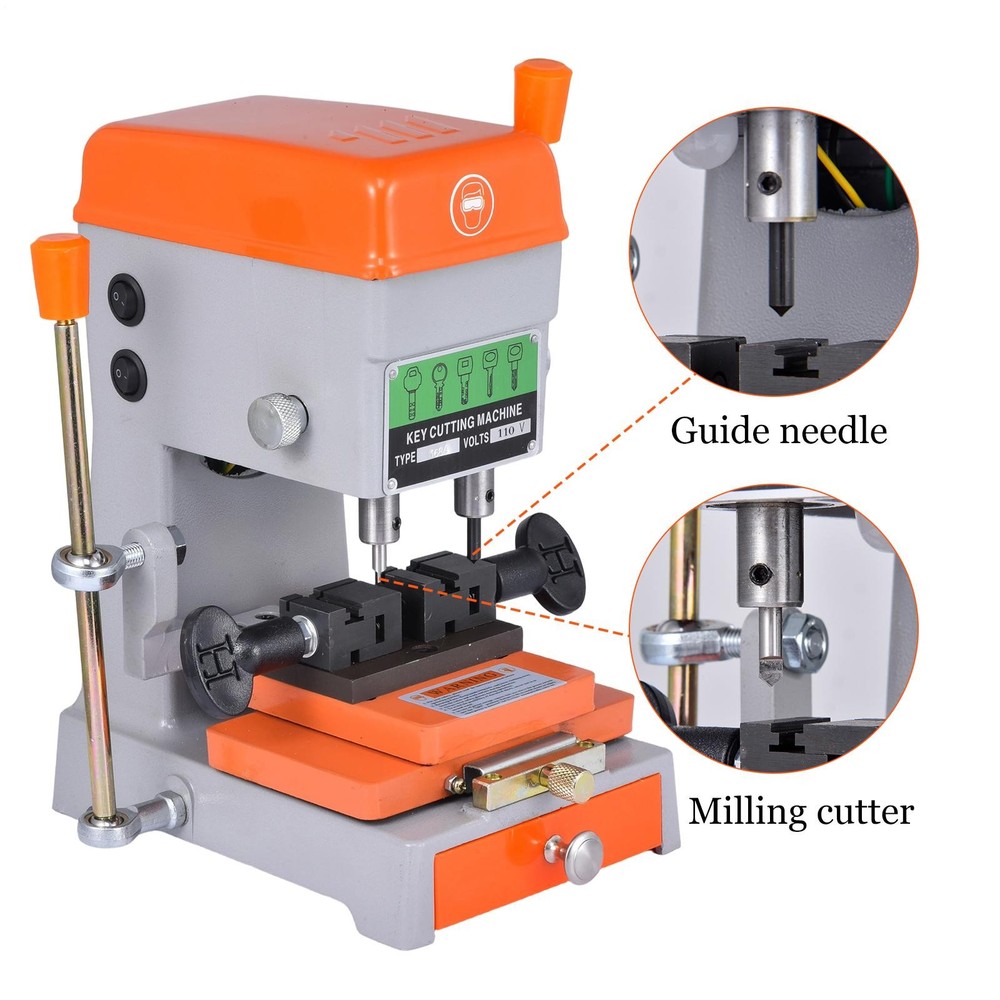 Multifunction Vertical Cutting Duplicating Machine Cutter Copier Tool 110V