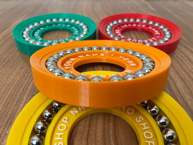 Bowling Ball Rotating Cup Stand 2.0 - Personalized