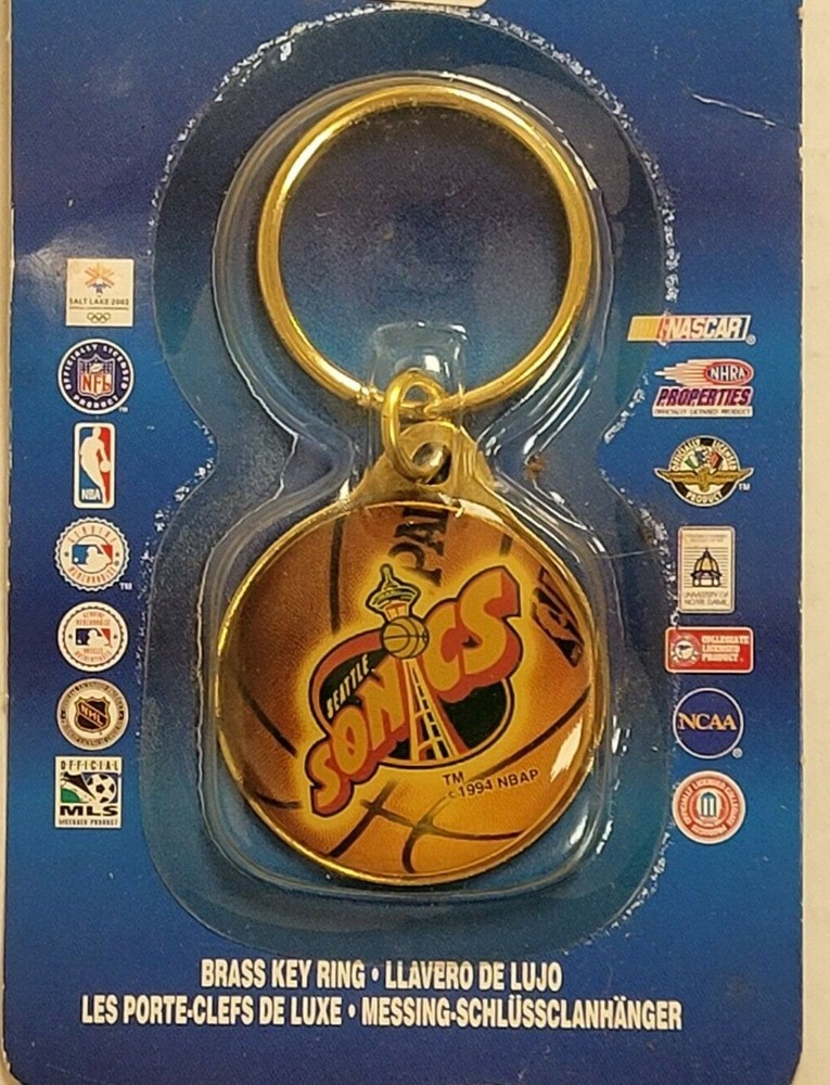 NBA Seattle Supersonics Keychain, NEW