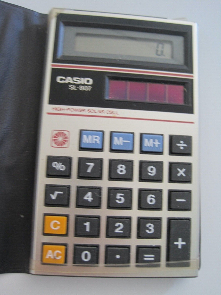 Casio Solar Calculator S2 - 807