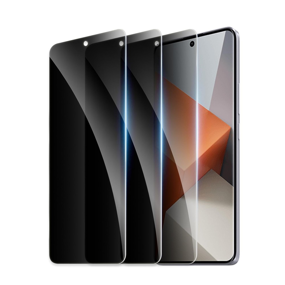 Privacy Screen Protector for Xiaomi Redmi Note 13 Pro 5G, Shatterproof...