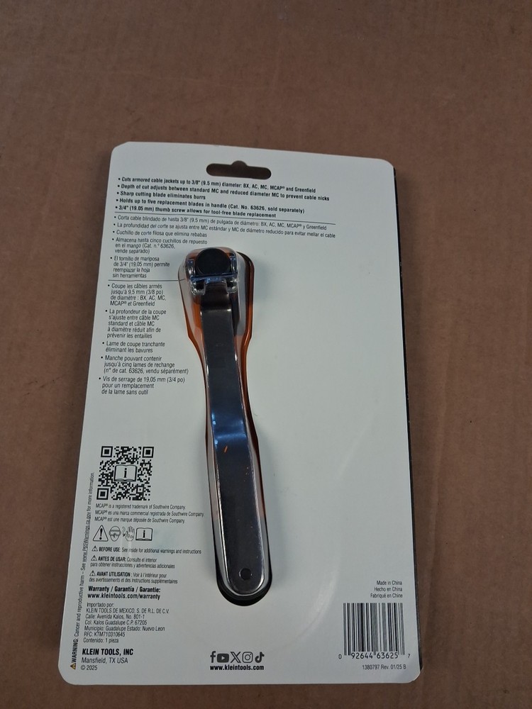 Klein Tools Mc Cable Cutter