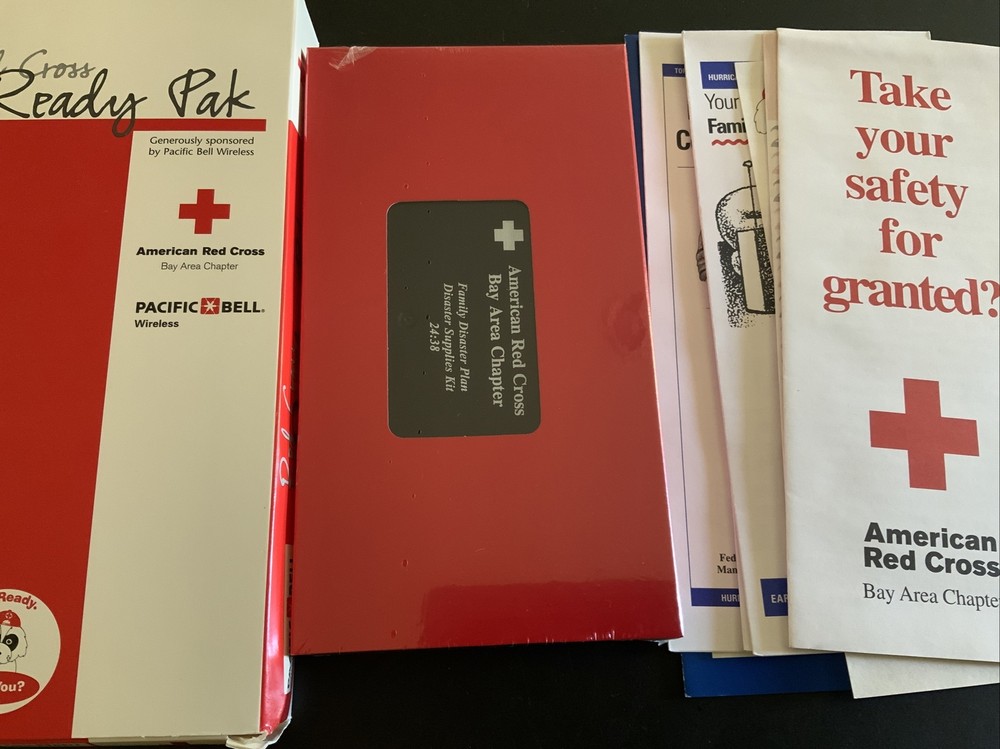 Red Cross Ready Pack Bay Area Chapter New In Open Box