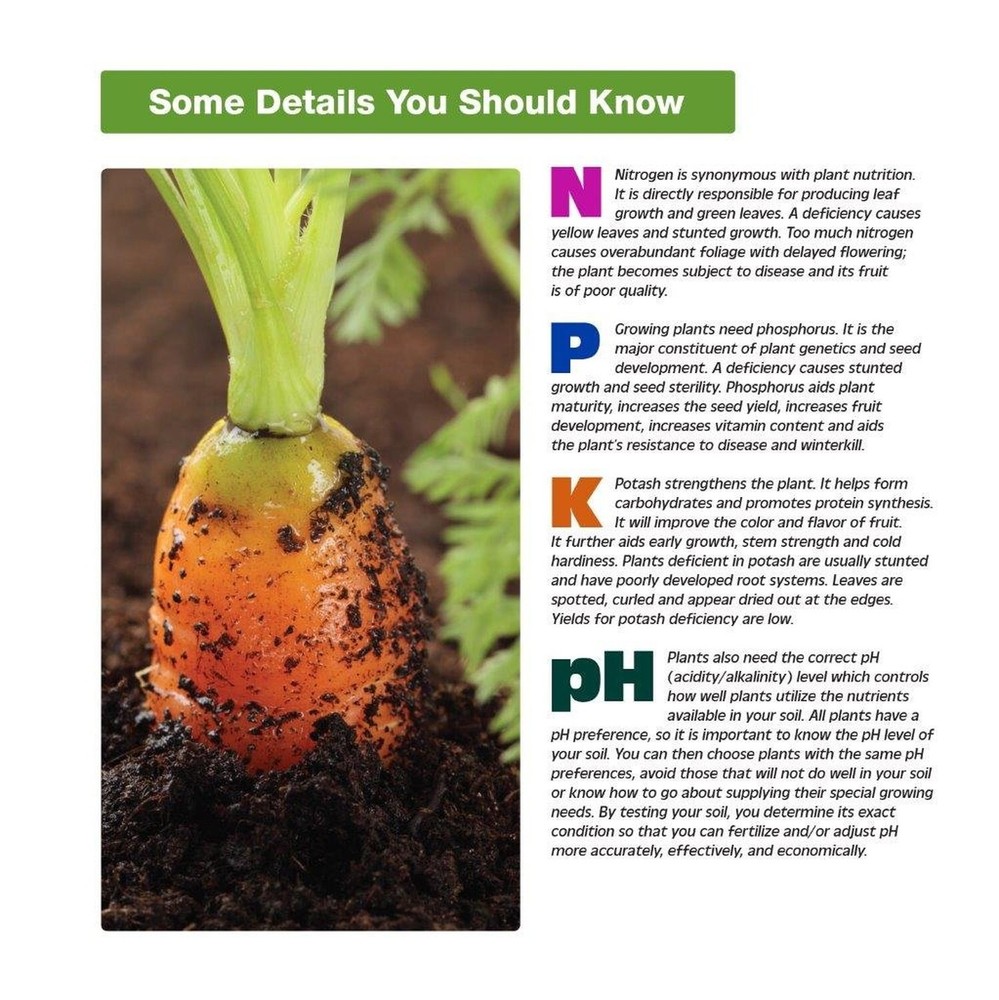 Luster Leaf 1612 Rapitest pH Soil Tester Soil Test Kit for pH Fast Ship