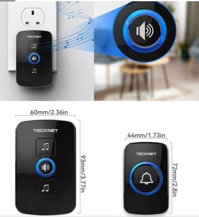 Tecknet Wireless Doorbell