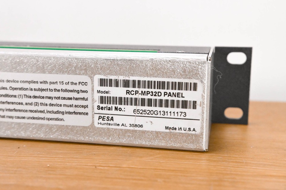 Pesa RCP-MP32D 32-Position Multi-Programmable Control Panel (NO PSU) CG01UR0