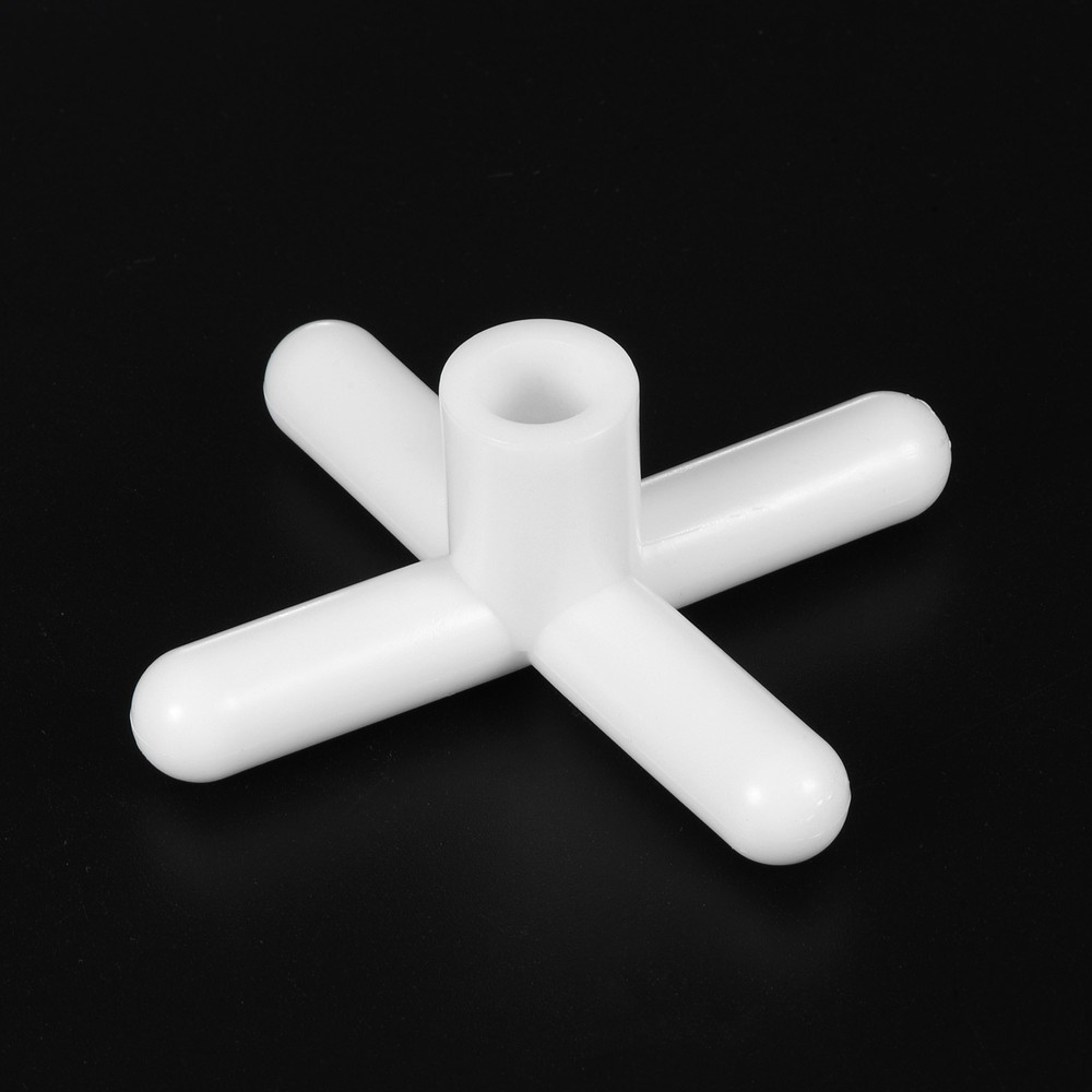 Billiard bridge head, plastic cross for billiard table, white