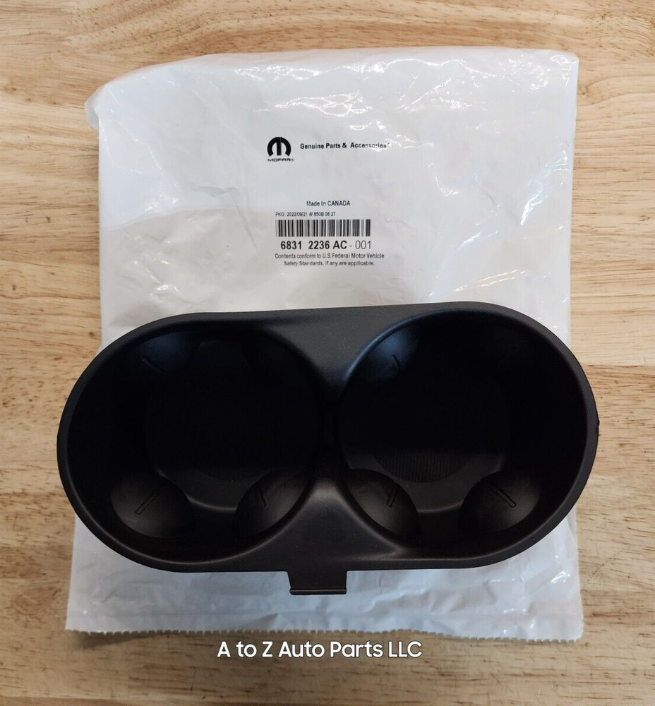 NEW 2017-2026 Chrysler Pacifica Console Cup Holder Insert, OEM Mopar