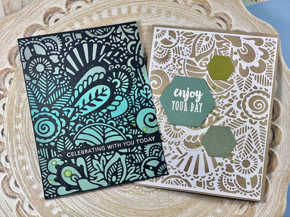 Sizzix Thinlits Tim Holtz Doodle Art Cutting Dies Card Making 664417 New