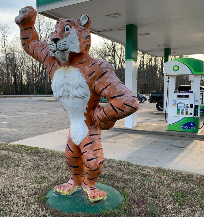 Vintage (Esso) Tiger Tail 9 1/2" Put A Tiger In Your Tank