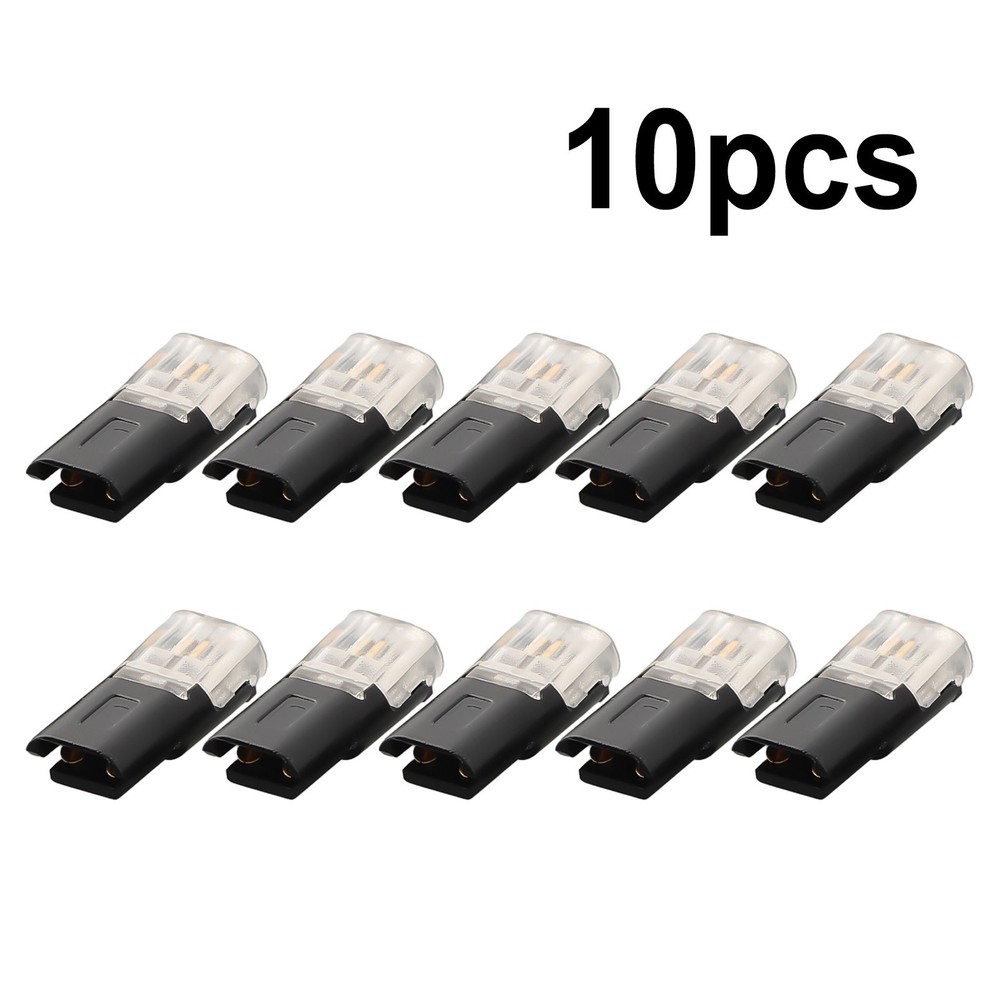 Secure Plug-In Connector Terminal Connection 10pcs Double-wire Reusable