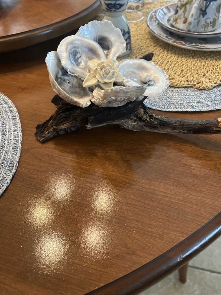 Handmade Oyster Shell Arrangement