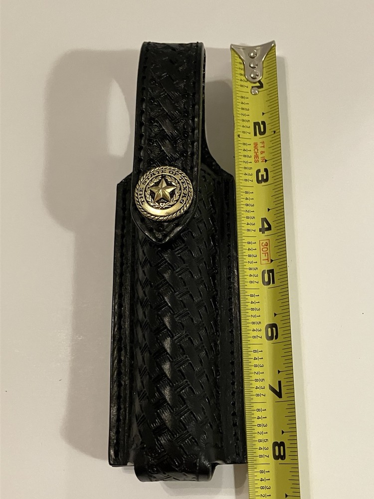 Custom Leather Flashlight Holder—-USA MADE!!!