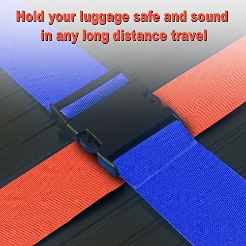 TSA Approved Luggage Straps 4 Pack Mixed Colors