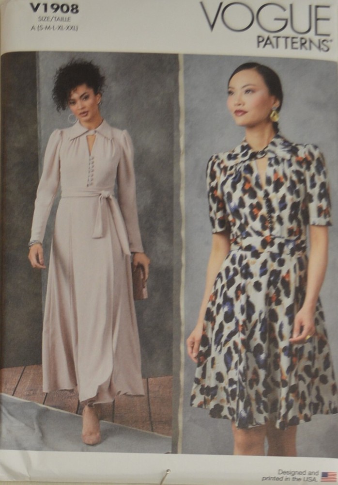 Vogue Pattern - V1908 - Misses' Dress