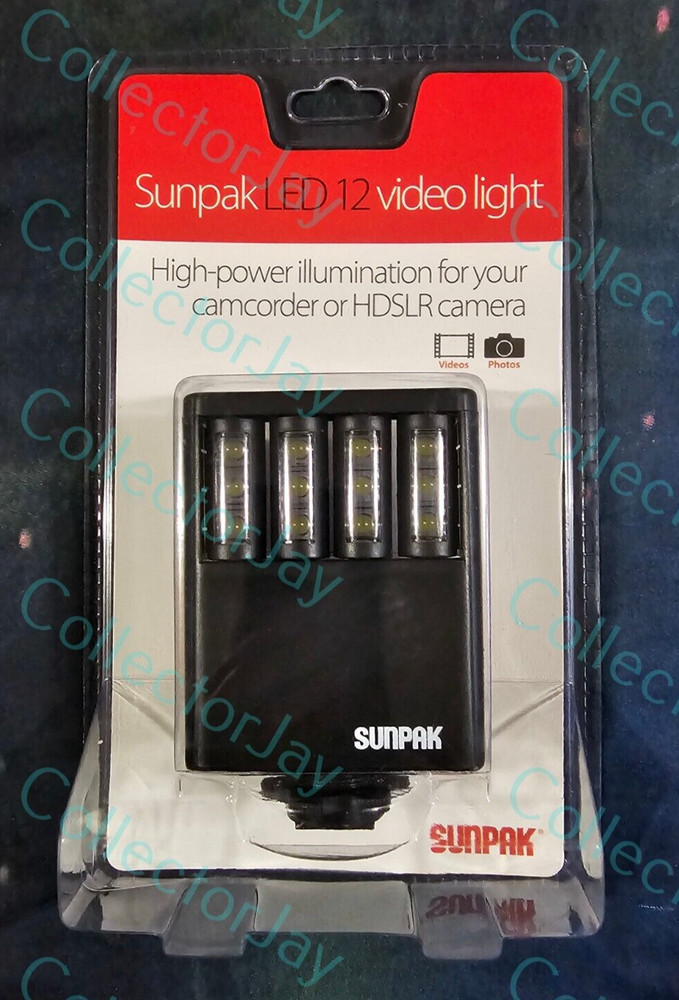 Sunpak VL-LED-12 Compact Video Light  *New & Sealed*