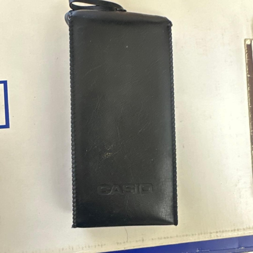 CASIO ROOT-8 electronic calculator with case #998742