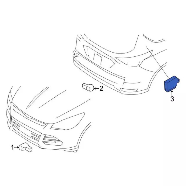 Genuine Ford Module LJ6Z-15K866-A