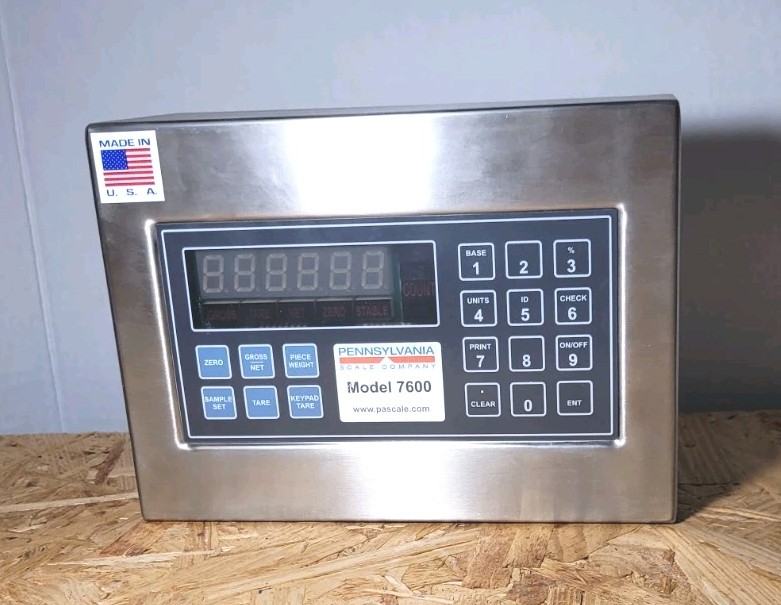 Pennsylvania Scale Company Model 7600 M Class III 3 Controller Lightly Used