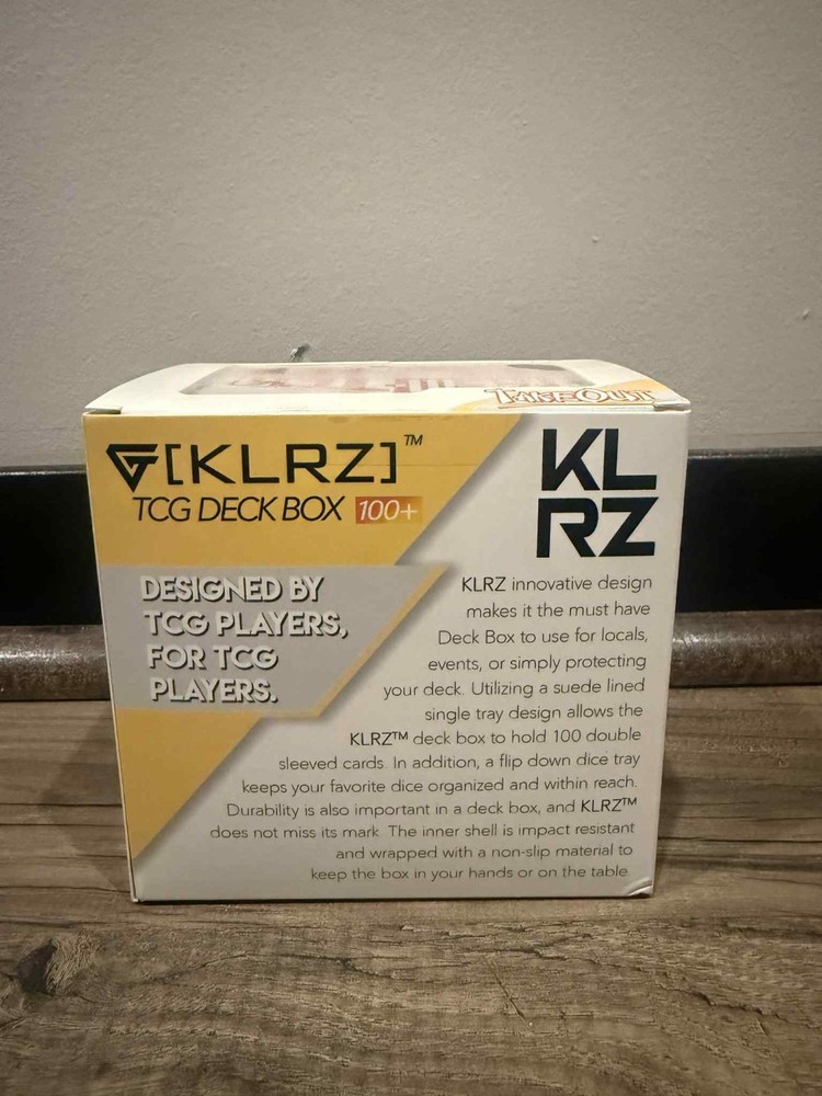 Gem Accessories Takeout Dektech Deckbox Brand New Unopen