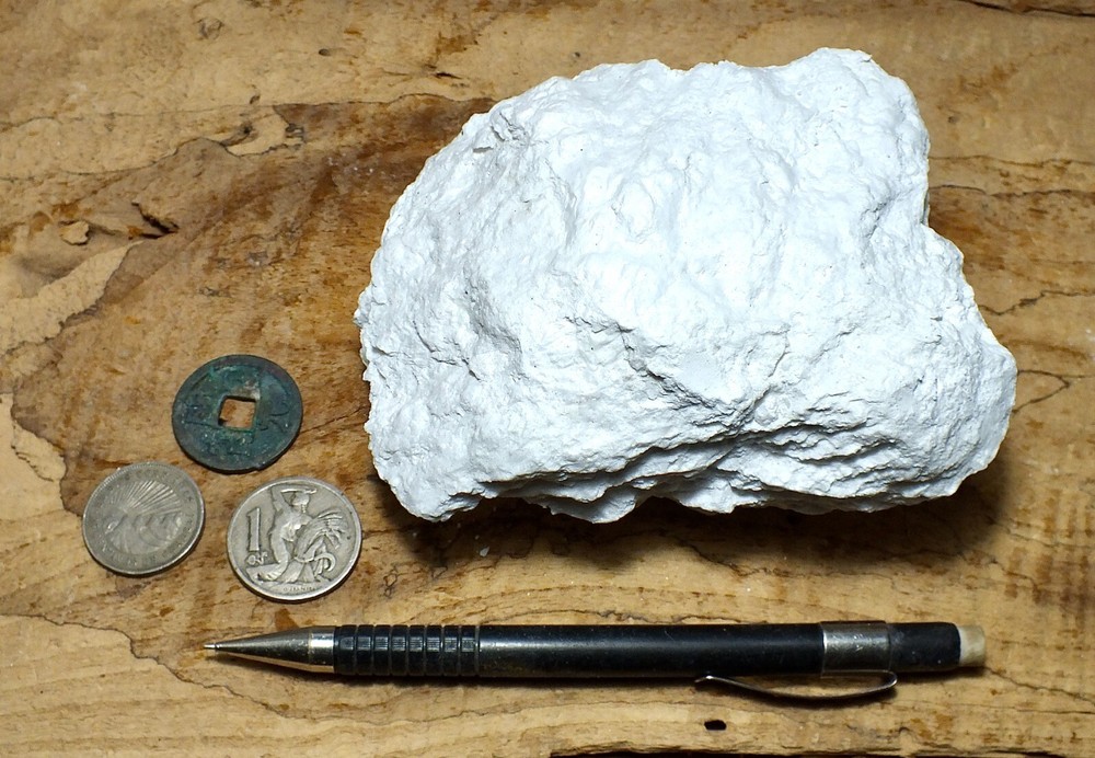 talc - soft white talc - hand/display specimen