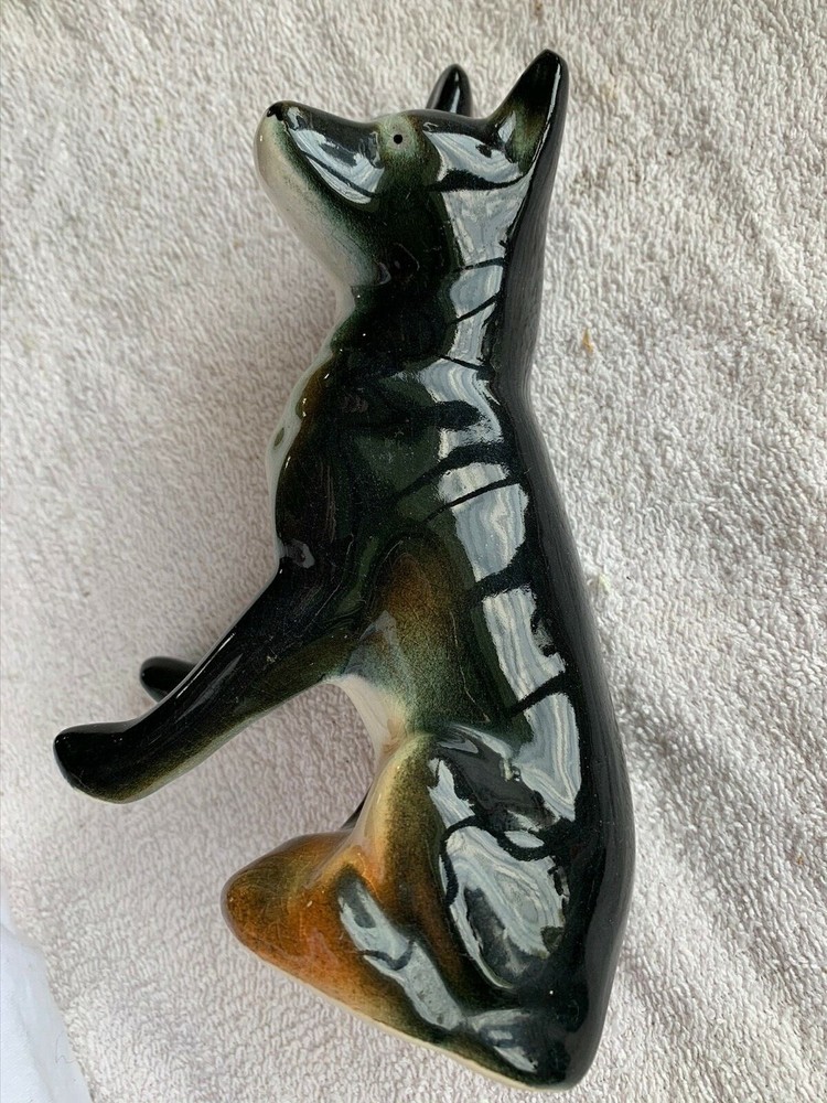 German Shepherd 6” Ceramic Dog