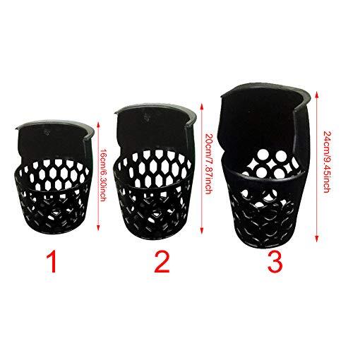 6 Pack Plastic Pool Table Web Pockets Replacement for Billiard Table