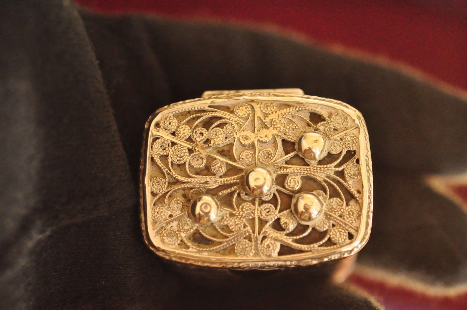 Beautiful Antique European Sterling Silver Snuff Box – 28 Grams - Hallmarked