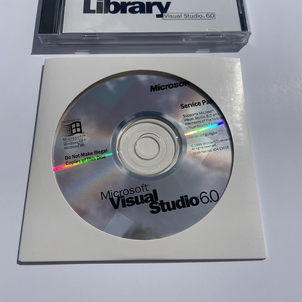 Microsoft Visual Basic 6.0 Professional Edition Pro 6 203-00490 Full Retail