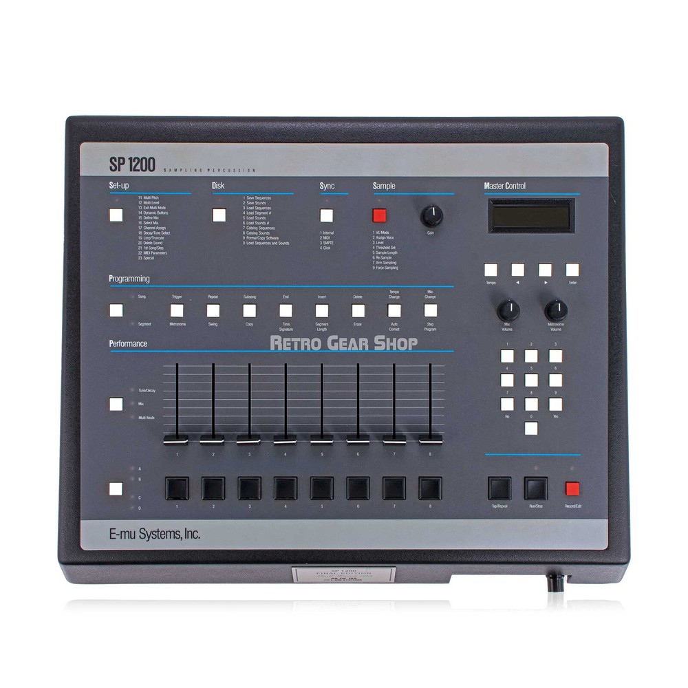 EMU Systems SP1200 Sampler Drum Machine Final Edition Vintage Rare SP-1200 E-Mu