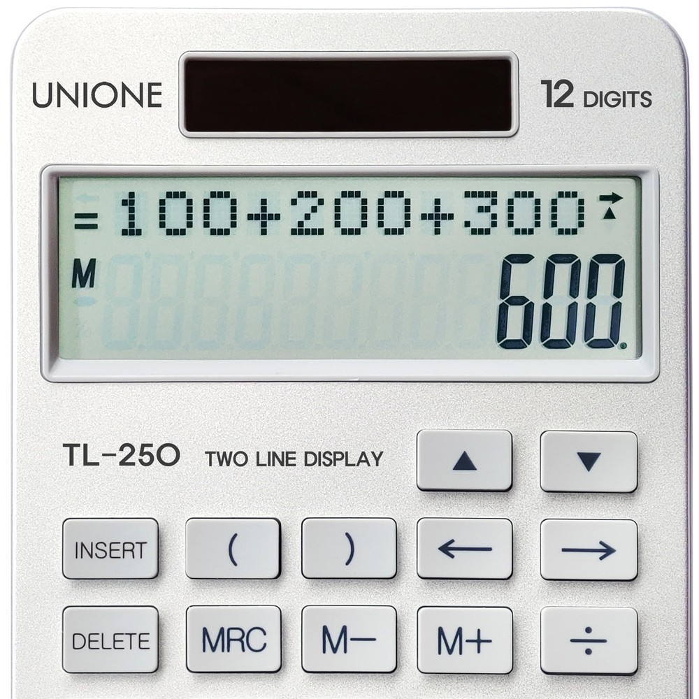 New, Two Line Display, Desktop Calculator. History Function- 30 Memories, Cal...
