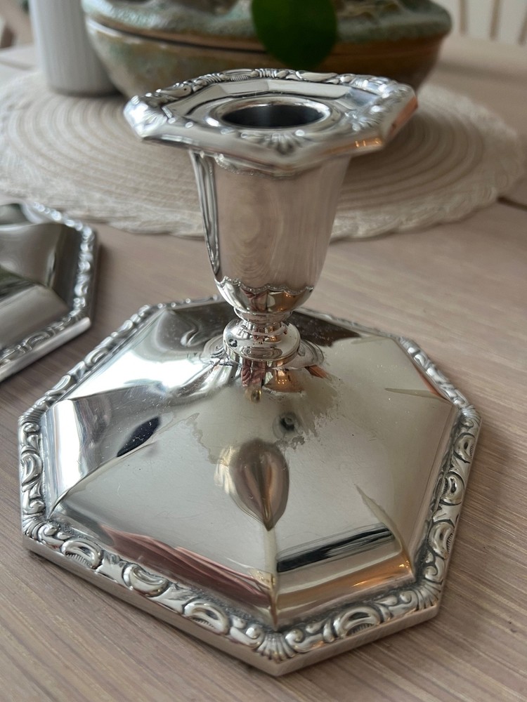 Silver candle holder 803S ( 2 pcs )